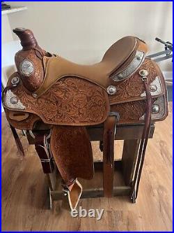 17 Bill Bullard Roping Western Pleasure Silver Saddle ONE OF KIND! NEW