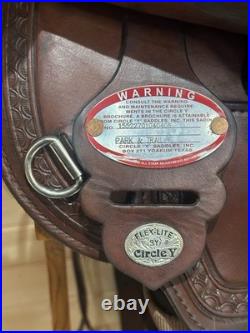 17 Circle Y Flex-Lite Western Trail Saddle Model 1552