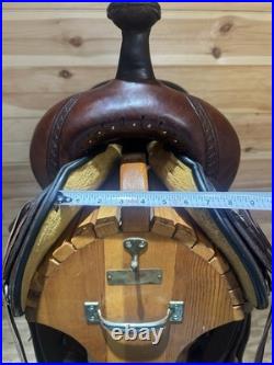17 Circle Y Flex-Lite Western Trail Saddle Model 1552