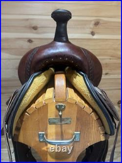 17 Circle Y Flex-Lite Western Trail Saddle Model 1552
