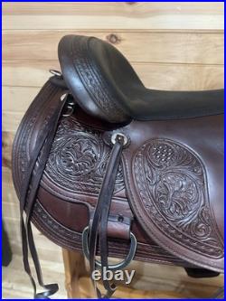 17 Circle Y Flex-Lite Western Trail Saddle Model 1552