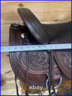 17 Circle Y Flex-Lite Western Trail Saddle Model 1552
