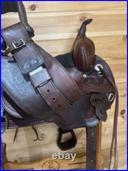 17 Circle Y Flex-Lite Western Trail Saddle Model 1552