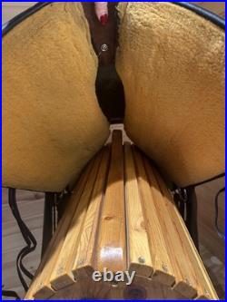 17 Circle Y Flex-Lite Western Trail Saddle Model 1552