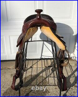 17 Circle Y PARK & TRAIL Western Horse Saddle Soft Leather! 8 Gullet