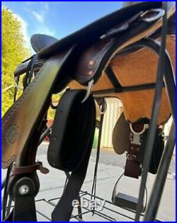 17 Western Handmade Tennessee Trail Gaited Horse Saddle racing pack saddle