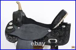 17 Western Horse Saddle American Leather Flex Trail Barrel Tack Hilason