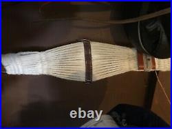 17 inch used brown western saddle 7 inch gullet