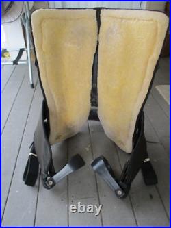 17'' twotone high cantle abetta Western trail saddle regular QH BARS