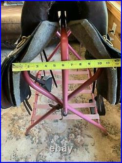 18Tucker Equitation Endurance Saddle, used Good condition. Black and brown