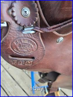 18 Inch R. W. Bowman Mule Saddle