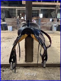 18' Western Show Horse Saddle