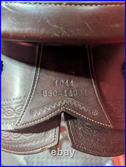 1940s Hereford Ranch Saddle withMetal Horn
