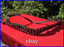 1940s TED FLOWERS SIGNED THE SPOT SHOP RARE PARADE SADDLE 2 BREAST COLLARS VTG