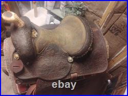 1978 Price McLaughlin Summer Circuit Reining Saddle. Everything Original