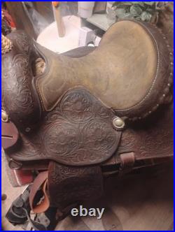 1978 Price McLaughlin Summer Circuit Reining Saddle. Everything Original