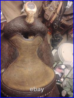 1978 Price McLaughlin Summer Circuit Reining Saddle. Everything Original