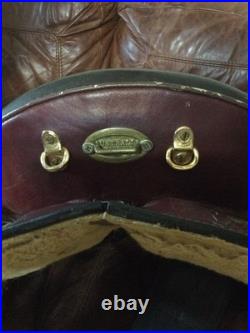 19 inch Australian Custom Horse Western Saddle With Monkey Bar European Leather