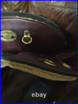 19 inch Australian Custom Horse Western Saddle With Monkey Bar European Leather