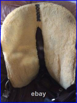 19 inch Australian Custom Horse Western Saddle With Monkey Bar European Leather