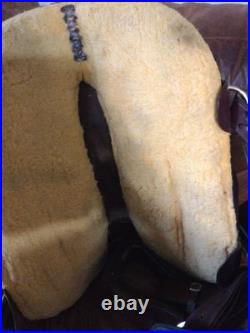 19 inch Australian Custom Horse Western Saddle With Monkey Bar European Leather