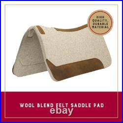 30x30 Felt s Saddle Pad, 1 Count (Pack of 1), Tan
