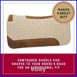 30x30 Felt s Saddle Pad, 1 Count (Pack of 1), Tan