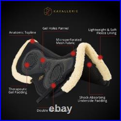 3D Air-Mesh Fleece Half Pad, Impact Protection & Therapeutic Gel Padding Engl