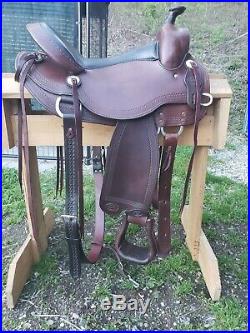 4136 Reinsman Comfort Fit Trail Saddle WESTERN 16 with Breast Collar & Rear Cinch