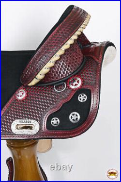 48HS 17 In Treeless Western Trail Barrel Racing American Leather Saddle