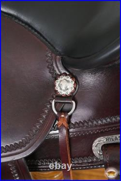 72HS Hilason Western Draft Horse Trail PleasureAmerican Leather Saddle