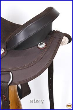 82HS Hilason Flex Tree Western Horse Saddle Cordura Synthetic Trail & Pleasure
