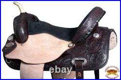 86HS HILASON Flex Tree Western Horse Saddle Leather Trail Barrel Racing