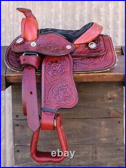 8 Trail Pleasure Kids Youth Toddler Only Western Horse Mini Saddle