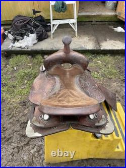 #923 15 Big Horn Western Saddle