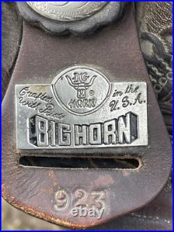 #923 15 Big Horn Western Saddle