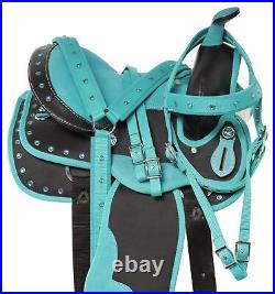 AMAZINGLY COMFY WESTERN TRAIL YOUTH KID HORSE PONY SADDLE TACK 10 12 13 in