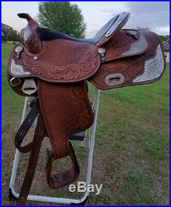 AUTOGRAPHED Dale Chavez 16.5 Western Pleasure Show Saddle