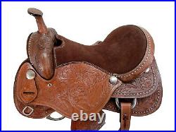A. H. Saddlery Western Rodeo Barrel Racing Pleasure Trail Ride Leather TACK Saddle