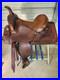 A_Used_15_Brown_Color_Blue_Ridge_Trail_Saddle_with_Some_Tooling_3025_01_pr