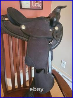 Abetta 20501-2 Pony Youth Western Horse Saddle 11 Inch Seat Size/24 Cinch