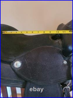 Abetta 20501-2 Pony Youth Western Horse Saddle 11 Inch Seat Size/24 Cinch