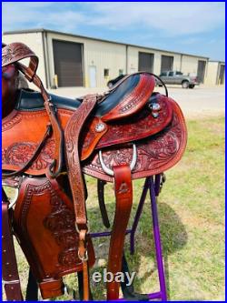Adults Argentinian Western Trail/Pleasure Horse Saddle-Free Tack set 15 to 20
