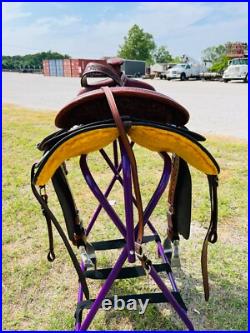 Adults Argentinian Western Trail/Pleasure Horse Saddle-Free Tack set 15 to 20