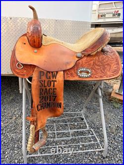 Alamo Barrel Racing Saddle 15 in