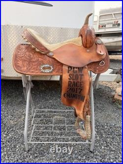 Alamo Barrel Racing Saddle 15 in