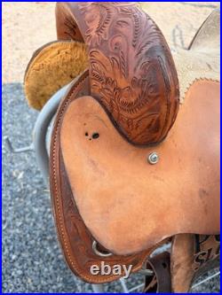 Alamo Barrel Racing Saddle 15 in