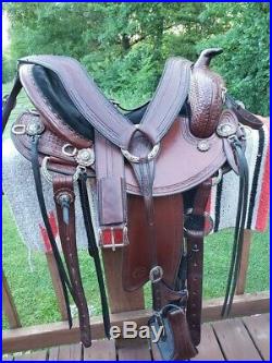 Allegany Mountian Trail Saddle, 16, slightly used condition. Extras included