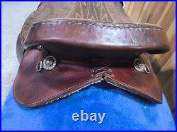 American Saddlery 806 15 in Brown Leather Traditional Western Saddle