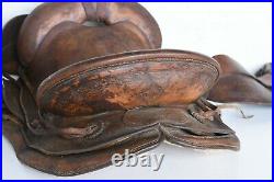 Antique 1900 George Lawrence CO. Western Riding Saddle Collectable GL Portland